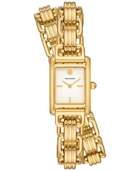 Women's The Eleanor 3-in-1 Gold-Tone Stainless Steel Bracelet Watch 19mm