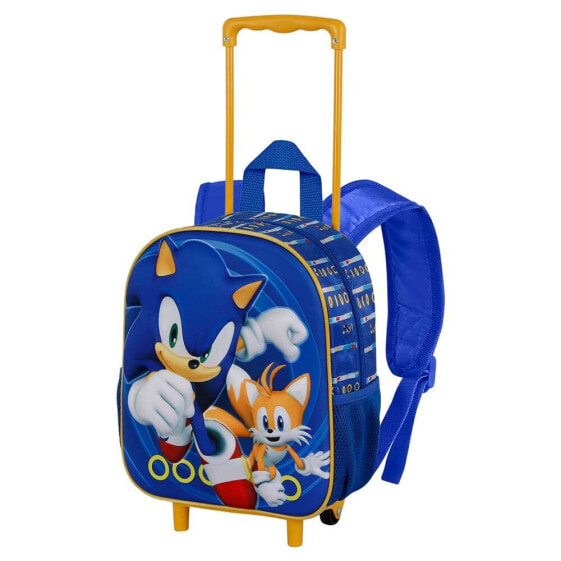 KARACTERMANIA Sonic The Hedgehog Sega Tails Small 3D Backpack With Wheels