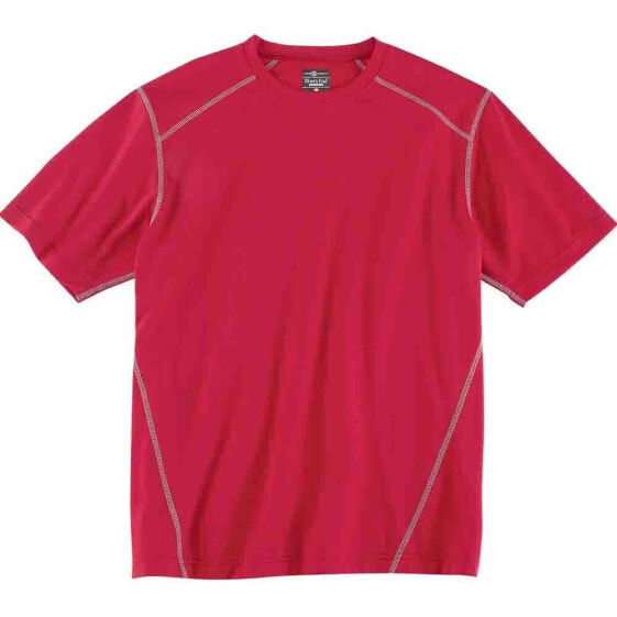 River's End Crew Neck Short Sleeve Athletic T-Shirt Mens Red Casual Tops 1110-RD