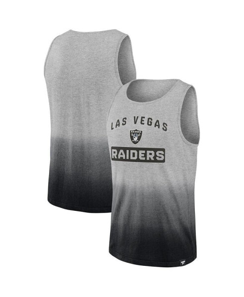 Men's Heathered Gray, Black Las Vegas Raiders Our Year Tank Top