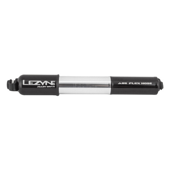 Lezyne ABS Alloy Drive Frame Pump, Medium: Black/Polished Silver