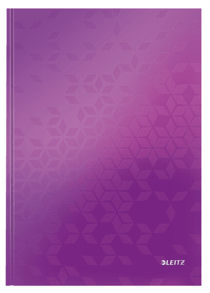 Esselte Leitz WOW Notebook A4 squared with hardcover - Pattern - Purple - A4 - 80 sheets - 90 g/m² - Hardcover