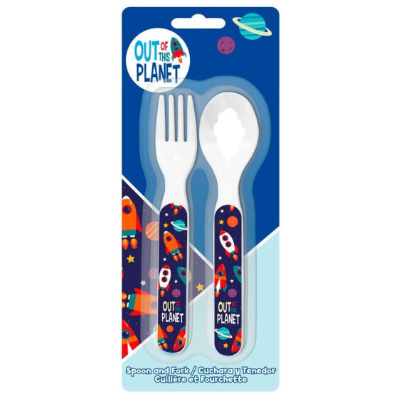 KIDS LICENSING Out Of This Planet Cutlery Set