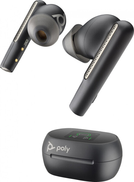 Słuchawki Poly Voyager Free 60+ UC M Czarne +BT700 USB-C Adapter +Touchscreen Charge Case (7Y8H0AA)