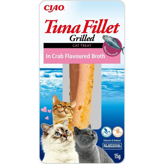 Snack for Cats Inaba Flavoured broth 15 g Краб Тунец