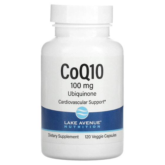 CoQ10, USP Grade Ubiquinone, 100 mg, 120 Veggie Capsules