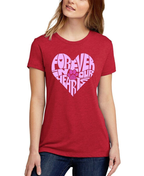 Women's Premium Blend Word Art Forever In Our Hearts T-Shirt