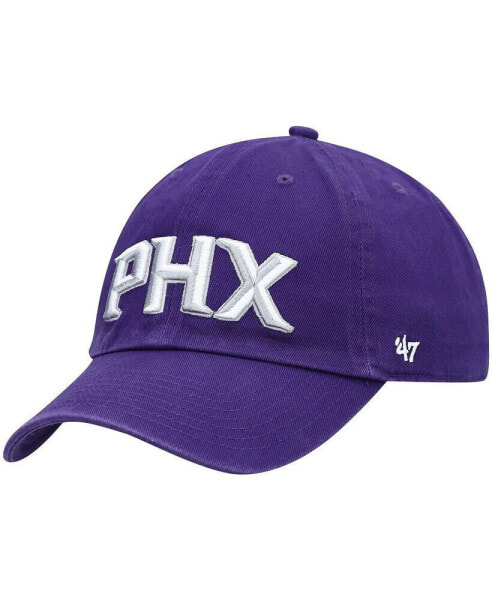 Men's Purple Phoenix Suns Clean Up Wordmark Adjustable Hat