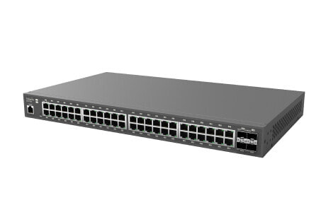 EnGenius ECW1552 Cloud Managed L2+ Switch 48-port GbE 4 x SFP+ (10G) - Managed - L2+ - Gigabit Ethernet (10/100/1000) - Full duplex - Rack mounting