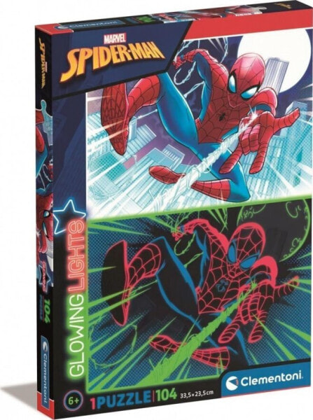 Пазл Clementoni 104 Сияющий Spiderman