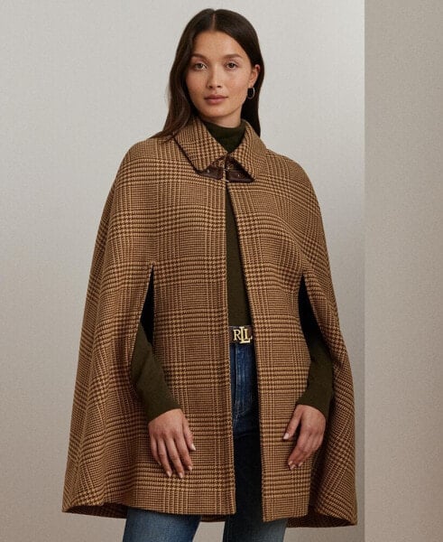 Women's Wool-Blend Cape Coat