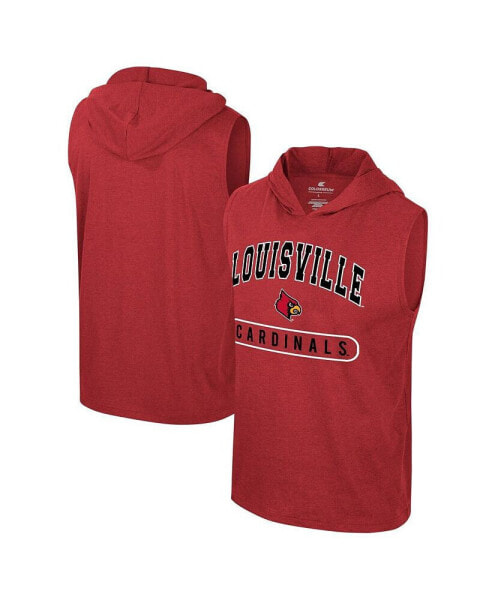 Men's Crimson Alabama Crimson Tide Varsity Sleeveless Hoodie Tank Top