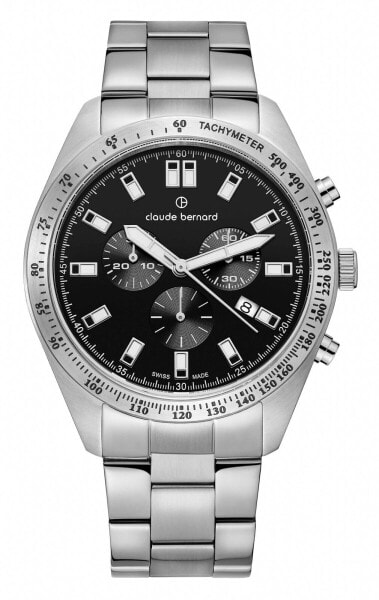 Хронограф мужские наручные часы Claude Bernard ST50