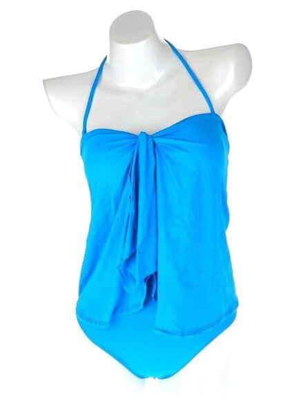 Lauren Ralph Lauren Turquoise Tummy Control One Piece Womens Swimsuit Size 4