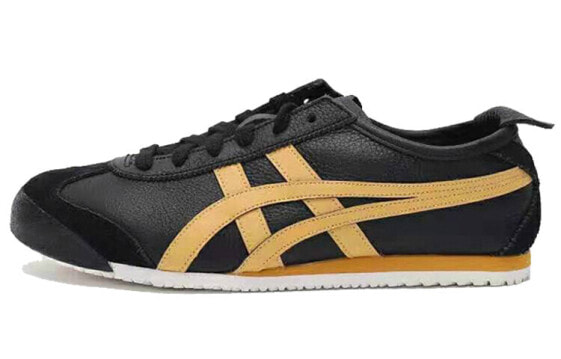 Onitsuka Tiger鬼冢虎 MEXICO 66 低帮 运动休闲鞋 男女同款 黑黄 / Кроссовки Onitsuka Tiger MEXICO 66