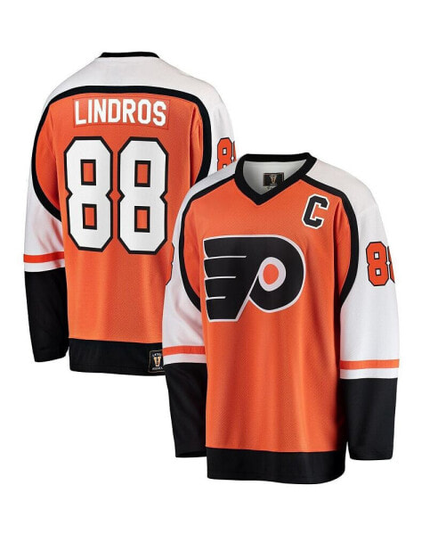 Men's Eric Lindros Orange Philadelphia Flyers Premier Breakaway Retired Player Jersey