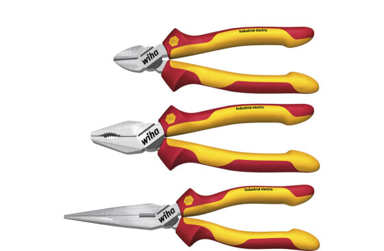 Wiha 38637, Pliers set, Red, Yellow, 1000 V, 905 g