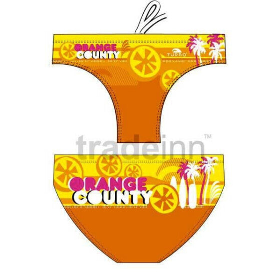 TURBO Orange Country Swimming Brief