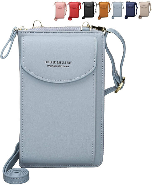 RRANCharltu Crossbody Bag Mobile Phone Case Wallet Women's Shoulder Bag Purse, apricot, Classic