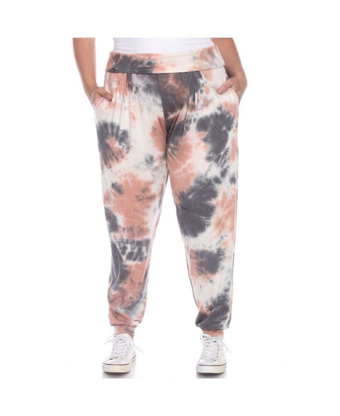 Plus Size Tie Dye Harem Pants