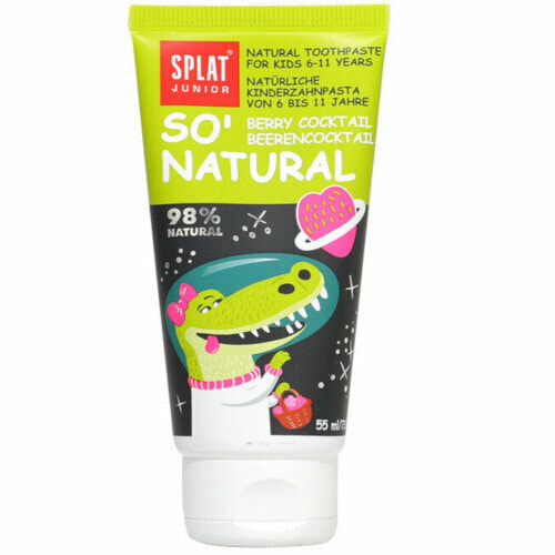 Splat Junior Natural Toothpaste Зубная паста для детей со вкусом Фруктового коктейля 55 мл