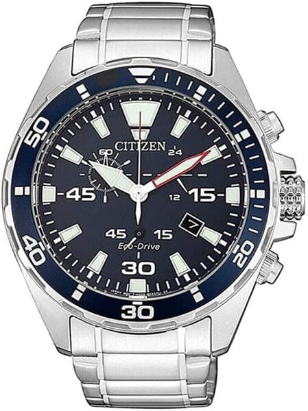 Мужские наручные часы Citizen Chronograph Eco-Drive AT2431-87L 39 мм.
