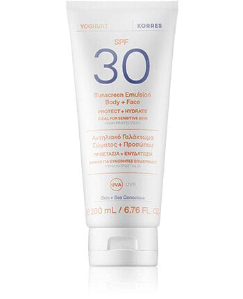 Korres Sun Care Yoghurt Sunscreen Emulsion Body & Face SPF 30