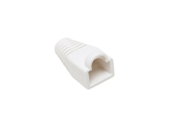 BYTECC C6BOOT-W White Color Snagless Boots for RJ45, 50-Pack