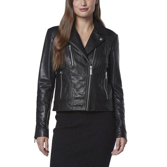 Women's Carnegie Moto Leather Jacket