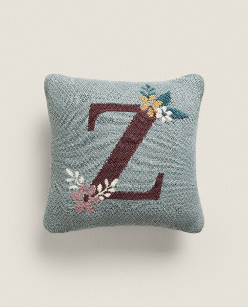 Children’s letter cushion