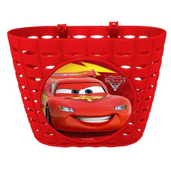 Корзина для детского велосипеда Disney Cars Красная