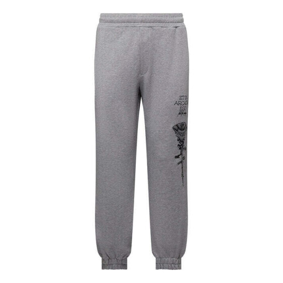 MCQ 298366 Mens REGULAR SWEATPANTS (GREY MELANGE) size L