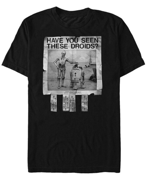 Men's Missing Droids Short Sleeve Crew T-shirt