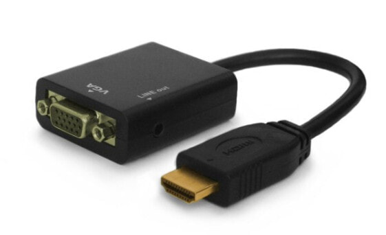 Savio CL-23 - VGA (D-Sub) - HDMI Type A (Standard) - Male - Female - 1920 x 1080 pixels - 1080p