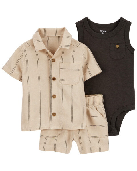 Baby 3-Piece Outfit Set Made With LENZING™ ECOVERO™ 6M