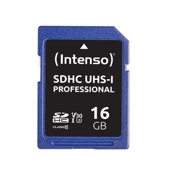 Intenso 16GB SDHC - 16 GB - SDHC - Class 10 - UHS-I - 100 MB/s - 45 MB/s