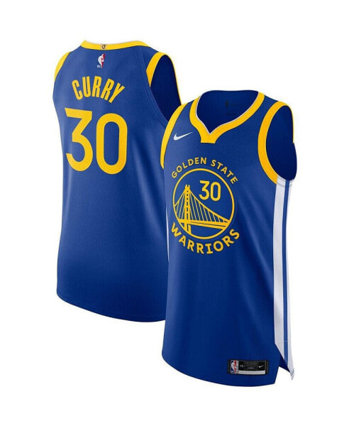Men's Stephen Curry Royal Golden State Warriors 2020/21 Authentic Jersey - Icon Edition
