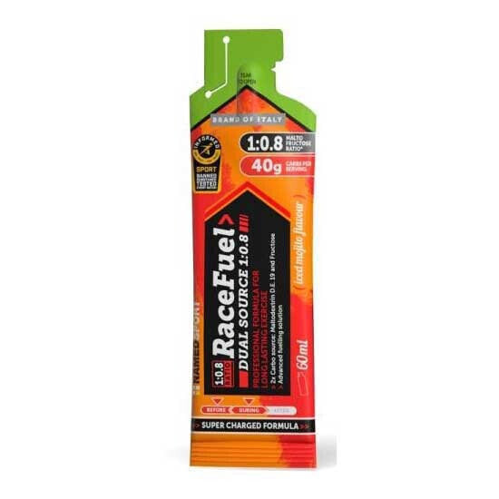 NAMED SPORT Race Fuel 60ml Mojito energy gels box 24 units