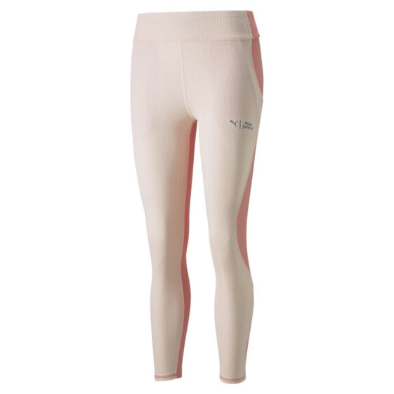 Puma Maggie X 78 High Waisted Athletic Leggings Womens Pink Athletic Casual 5221