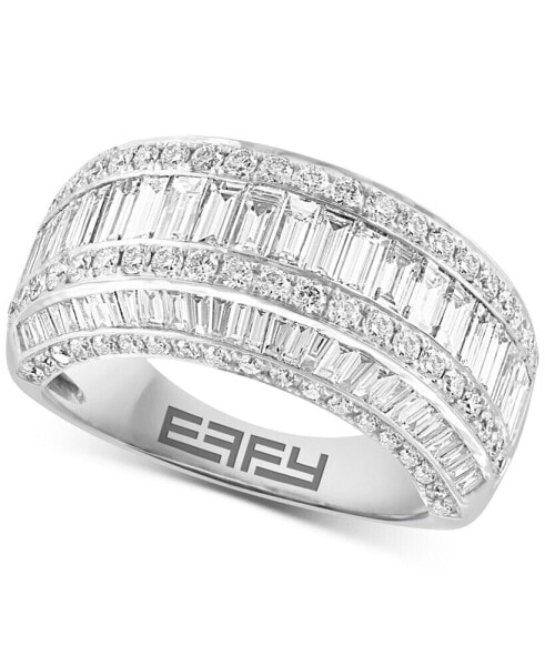 EFFY® Limited Edition Diamond Baguette Ring (2-5/8 ct. t.w.) in 14k White Gold