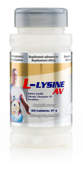 Витаминно-минеральный препарат Starlife L-lysine AV 60 таблеток