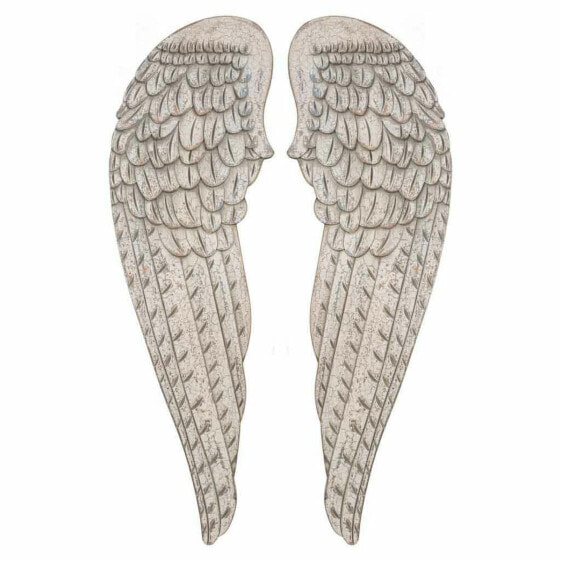 Set of Figures Alexandra House Living White MDF Wood Wings 4 x 103 x 32 cm