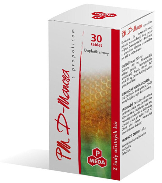 PM D-Manose with propolis 30 tablets