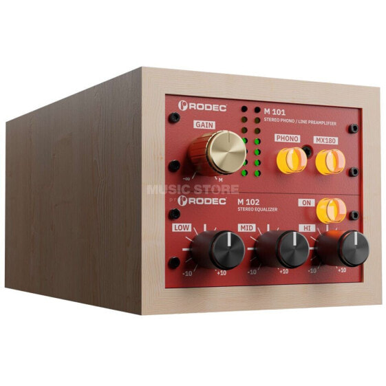 Rodec BUNK 01, Maple Red - MM Phono Preamp