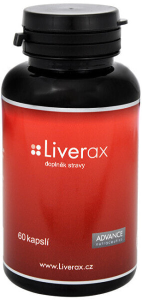 Advance Nutraceutics Liverax Натуральная растительная добавка для оздоровления печени 60 капсул