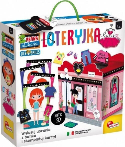 Развивающая настольная игра Lisciani Gra edukacyjna Loteryjka - Mój pierwszy butik