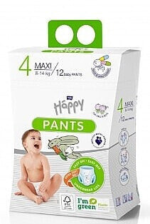 Babywindeln-Höschen Maxi 8-14 kg Größe 4 12 St.