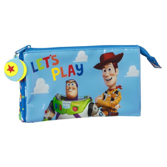 SAFTA Toy Story Lets Play Triple Pencil Case