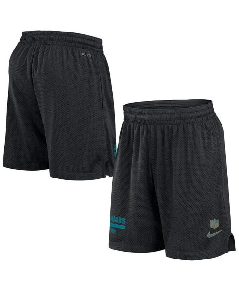 Men's Black Jacksonville Jaguars 2024 Sideline Performance Mesh Shorts