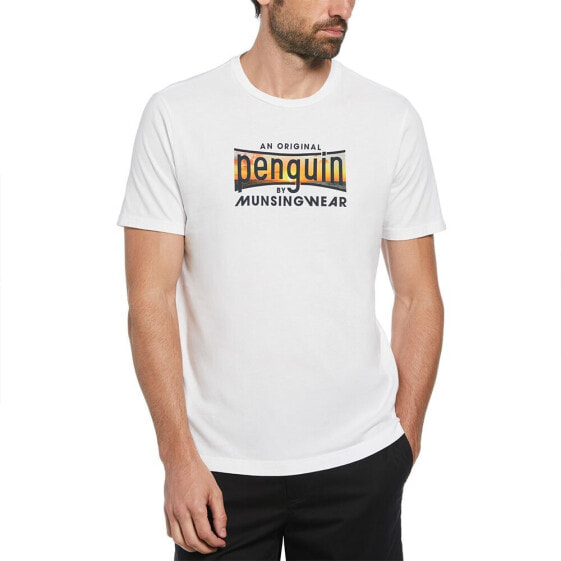 ORIGINAL PENGUIN Jersey Graphic Sunset Logo short sleeve T-shirt
